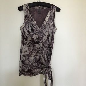 CK Calvin Klein Sleeveless Silk Tank Blouse
